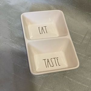 RAE DUNN ‘EAT TASTE’ SERVING DISH